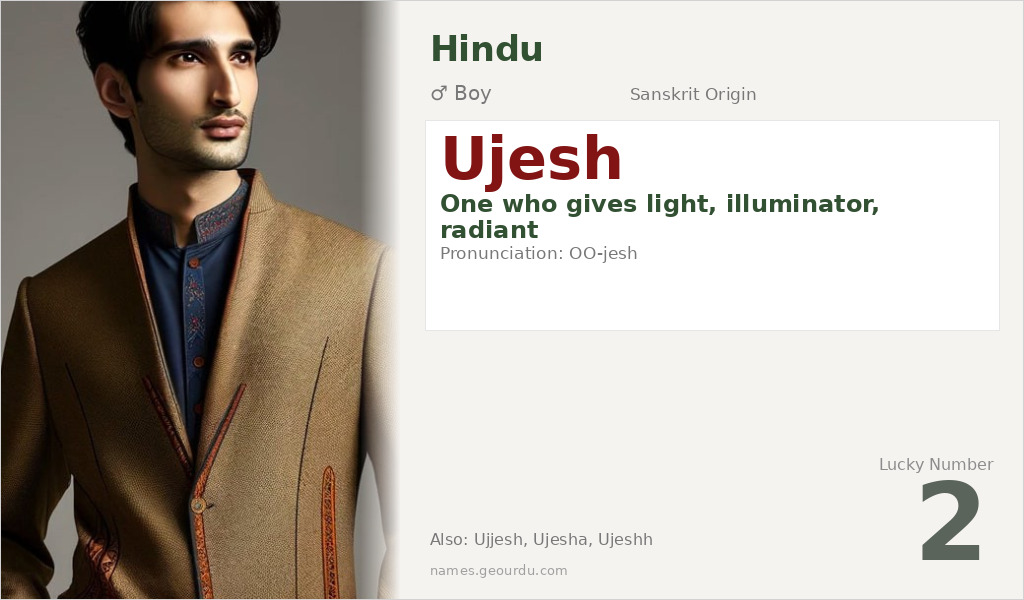 Ujesh Name Meaning and Details