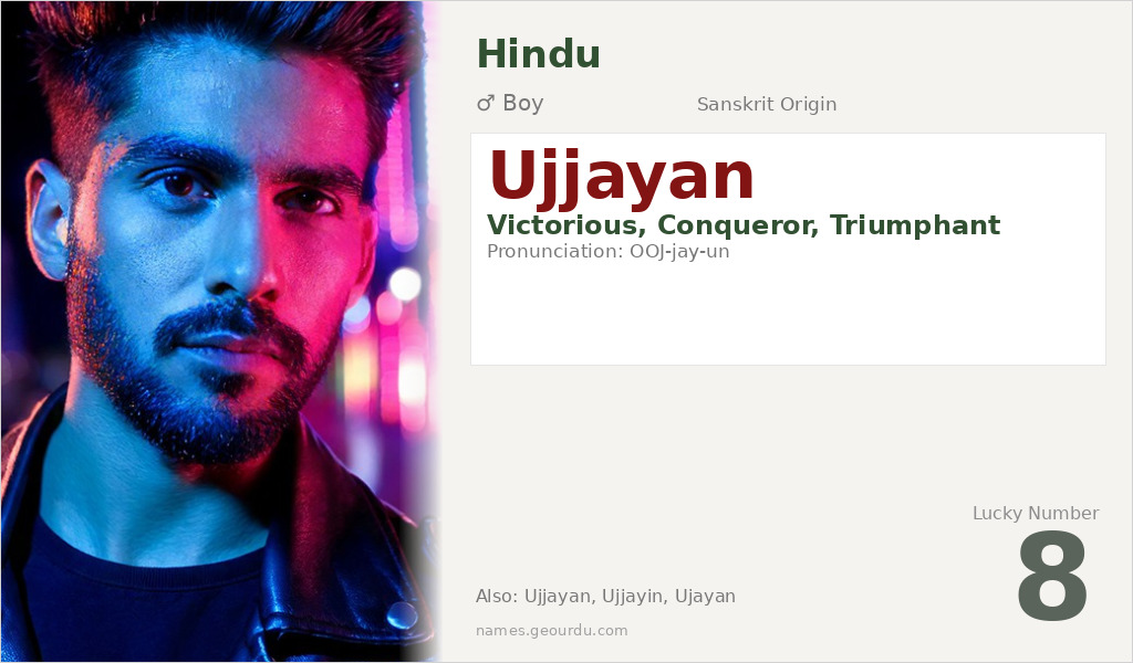 Ujjayan Name Meaning and Details