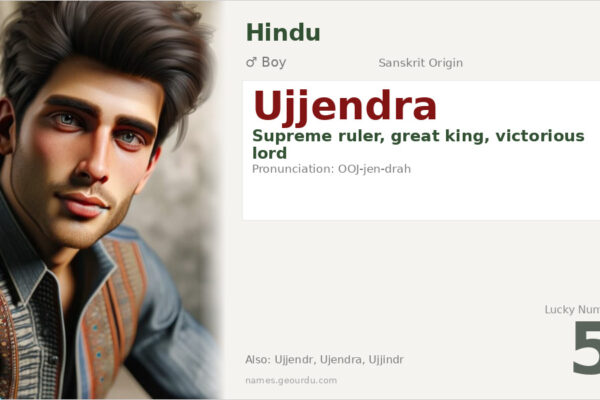 Ujjendra Name Meaning — Sanskrit Origin, Boy Name & Details (2025)