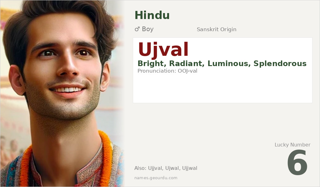Ujval Name Meaning and Details
