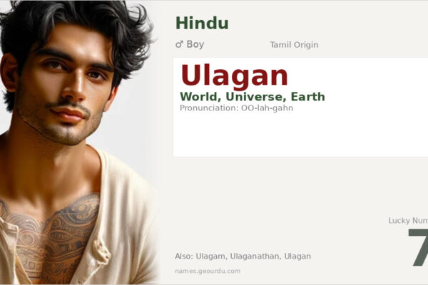 Ulagan Name Meaning — Tamil Origin, Boy Name & Details (2025)