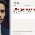 Ulagarasan Name Meaning and Details