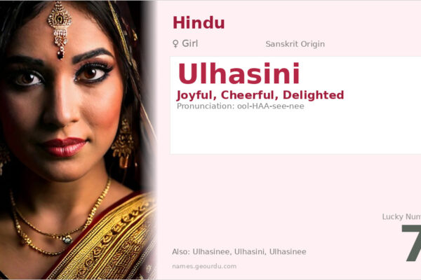 Ulhasini Name Meaning — Sanskrit Origin, Girl Name & Details (2025)