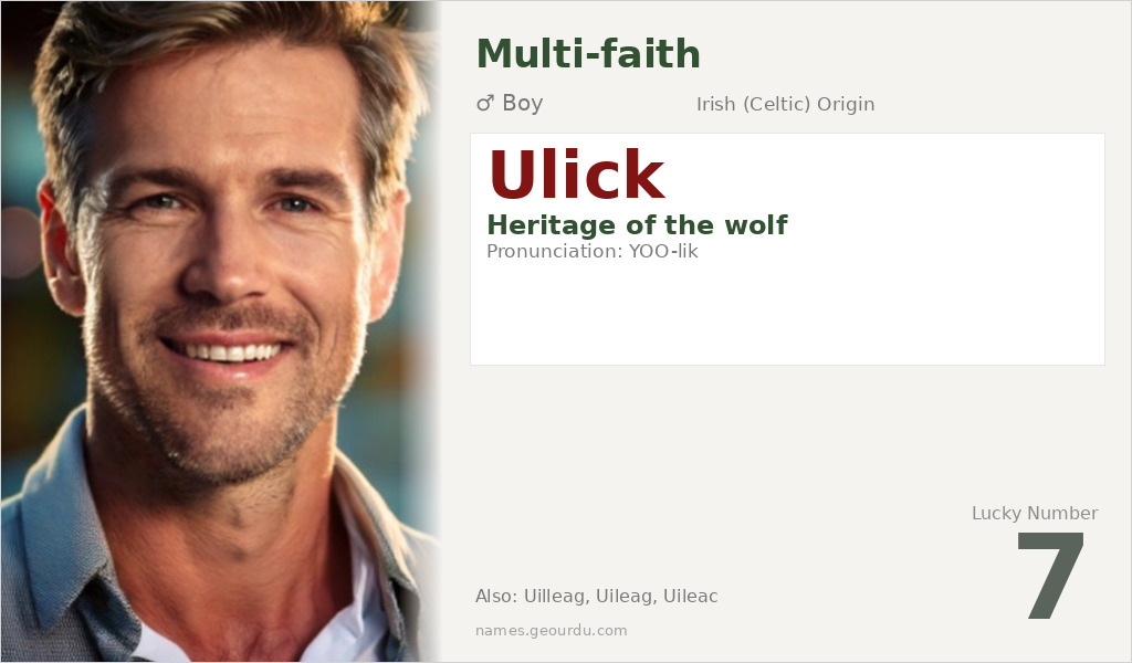 Ulick Name Meaning and Details