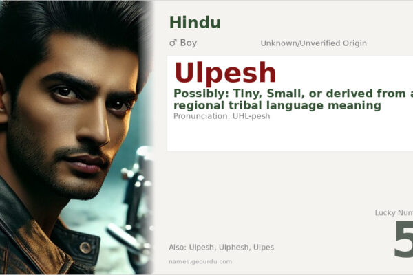 Ulpesh Name Meaning — Origin, Gender & Details (2025)