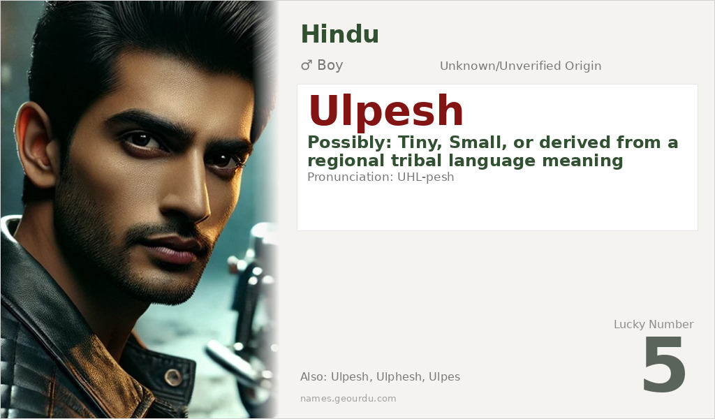 Ulpesh Name Meaning and Details