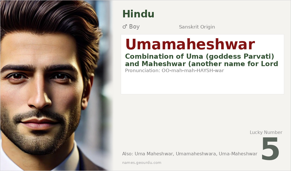 Umamaheshwar Name Meaning and Details