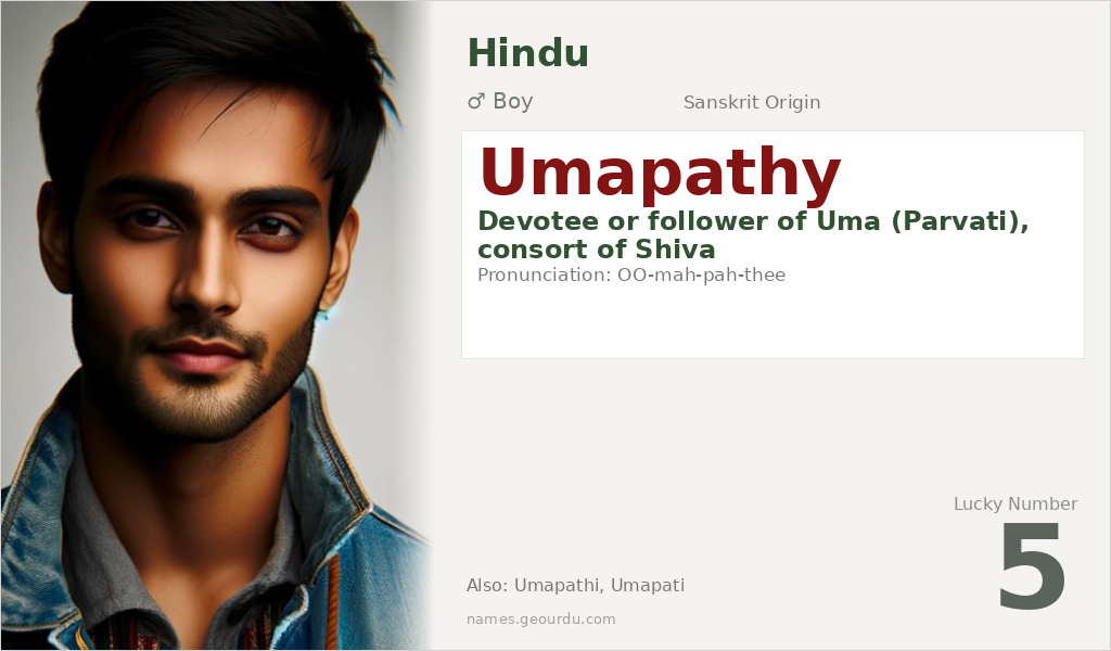Umapathy Name Meaning and Details