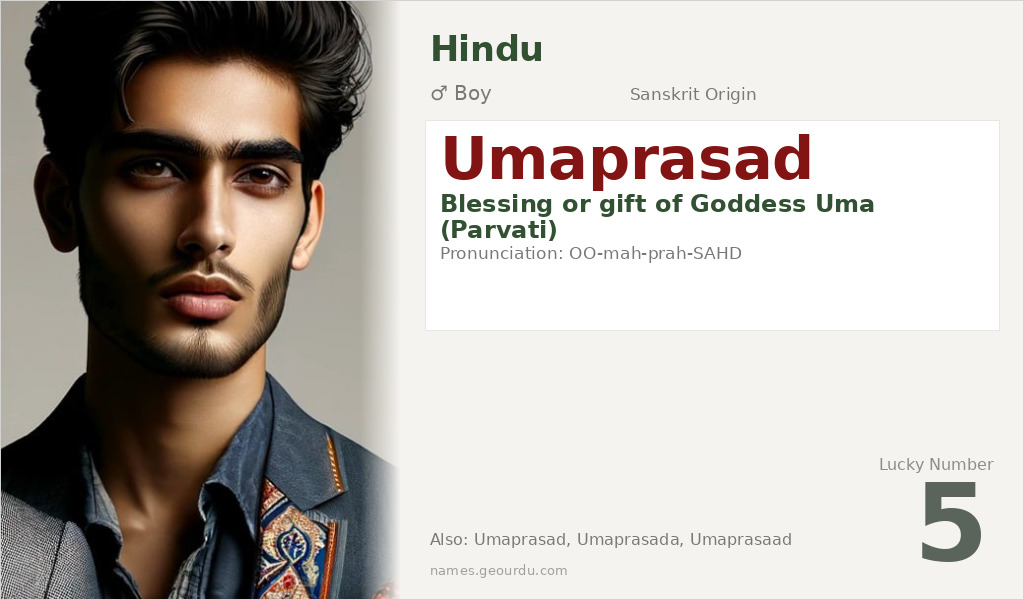 Umaprasad Name Meaning and Details