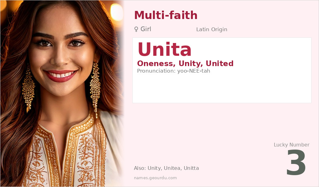 Unita Name Meaning and Details