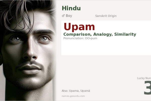 Upam Name Meaning — Sanskrit Origin, Boy Name & Details (2025)