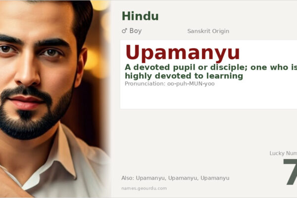Upamanyu Name Meaning — Sanskrit Origin, Boy Name & Details (2025)