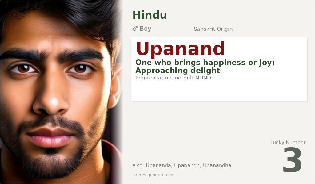 Upanand Name Meaning and Details