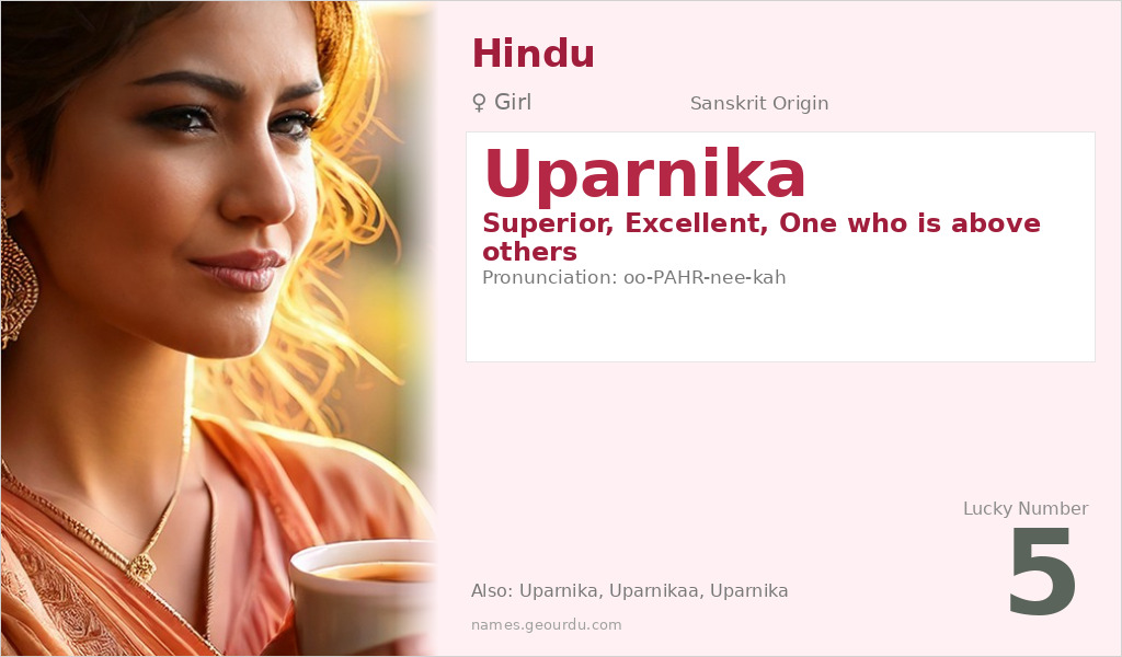 Uparnika Name Meaning and Details