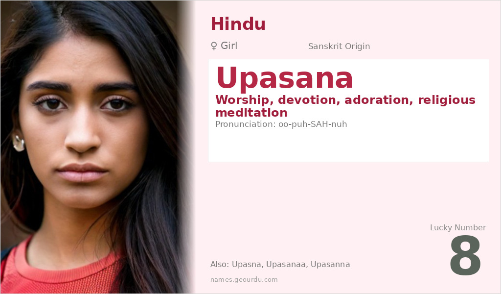Upasana Name Meaning and Details