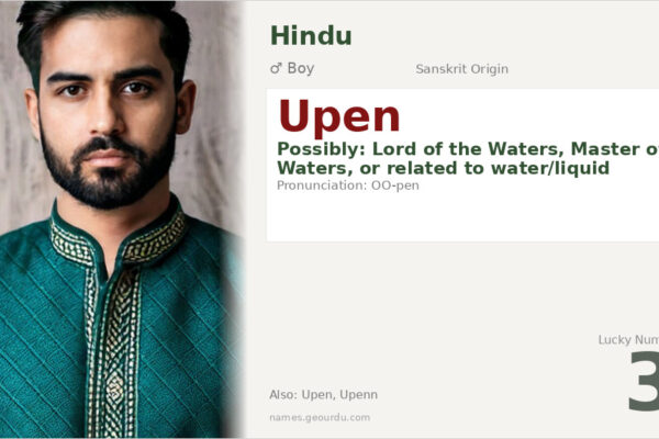 Upen Name Meaning — Origin, Gender & Details (2025)