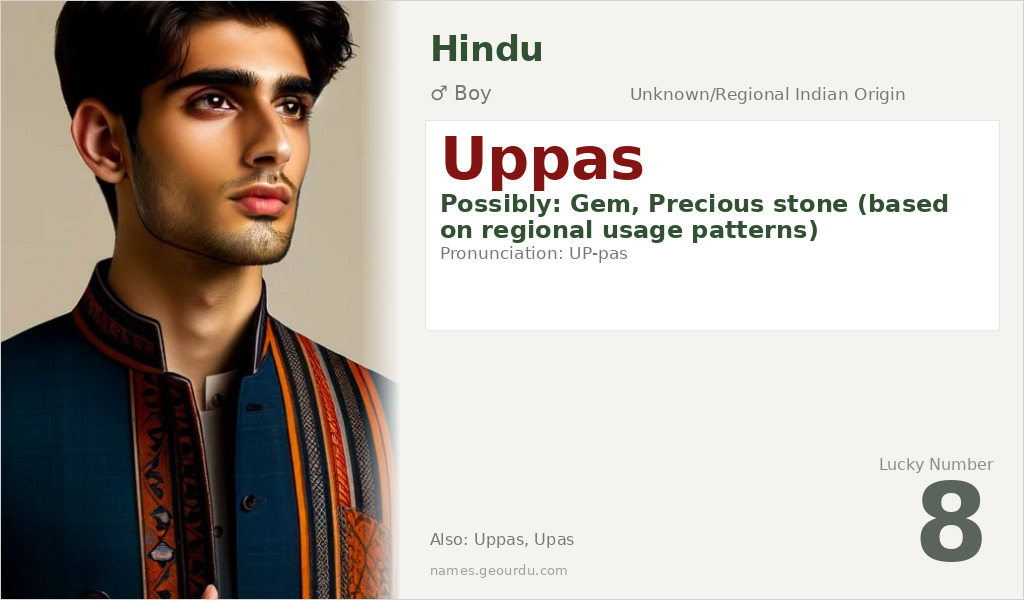Uppas Name Meaning and Details