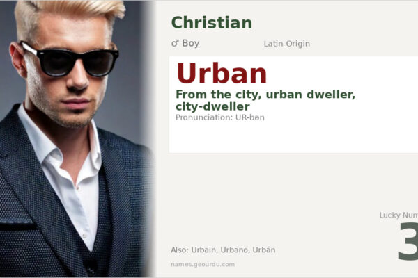 Urban Name Meaning — Latin Origin, Boy Name & History (2025)