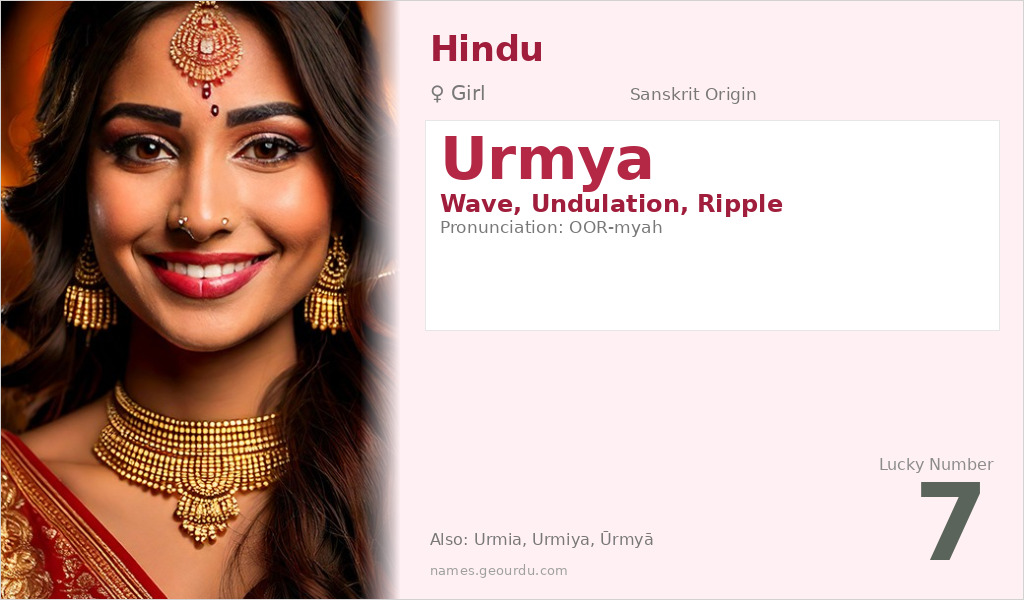 Urmya Name Meaning and Details