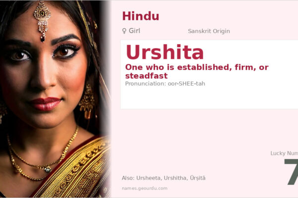 Urshita Name Meaning — Sanskrit Origin, Girl Name & Details (2025)