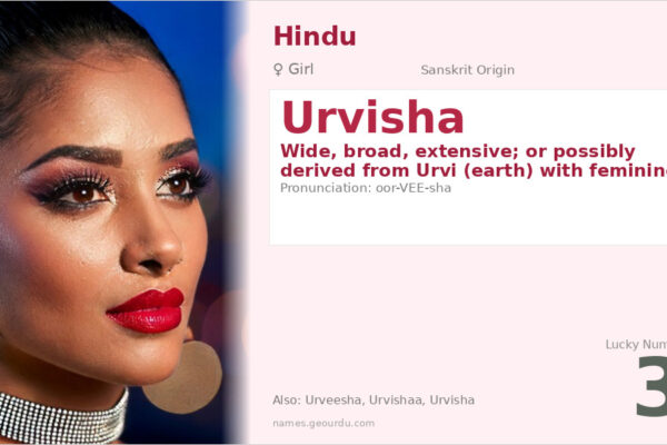 Urvisha Name Meaning — Sanskrit Origin, Girl Name & Details (2025)