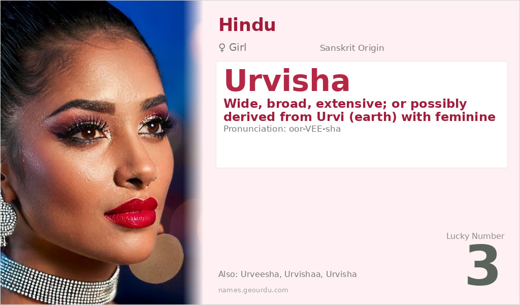 Urvisha Name Meaning and Details