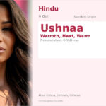 Ushnaa Name Meaning and Details
