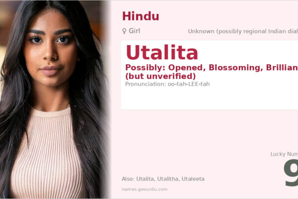 Utalita Name Meaning — Origin, Gender & Details (2025)