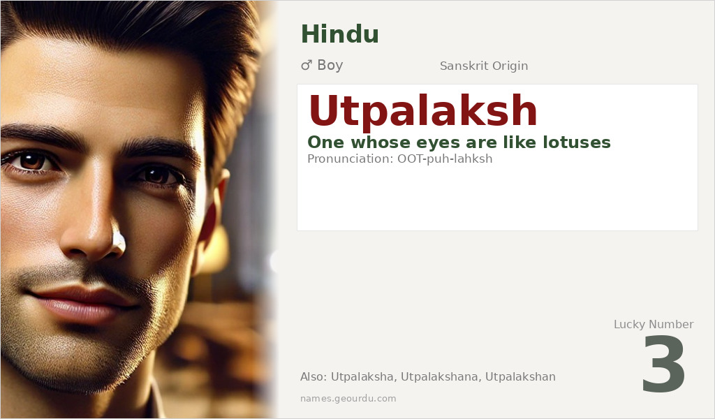 Utpalaksh Name Meaning and Details