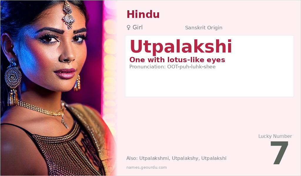 Utpalakshi Name Meaning and Details