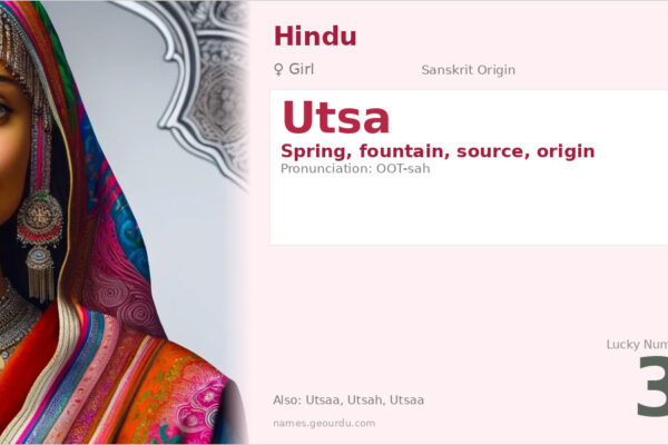 Utsa Name Meaning — Sanskrit Origin, Girl Name & Details (2025)