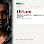 Uttam Name Meaning and Details