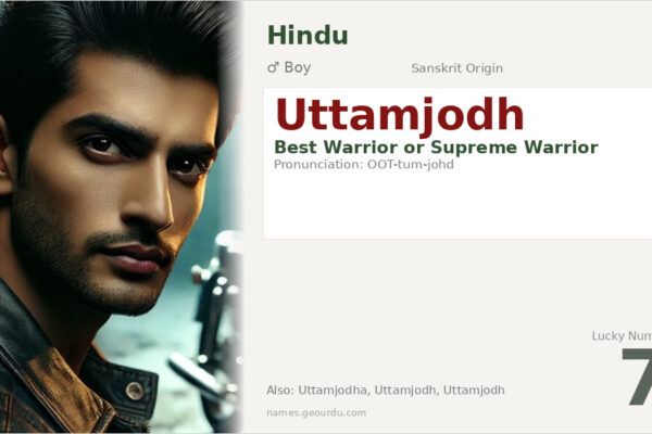 Uttamjodh Name Meaning — Sanskrit Origin, Boy Name & Details (2025)