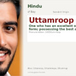 Uttamroop Name Meaning and Details