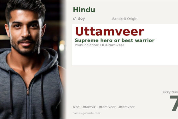 Uttamveer Name Meaning — Sanskrit Origin, Boy Name & Details (2025)