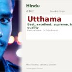 Utthama Name Meaning and Details