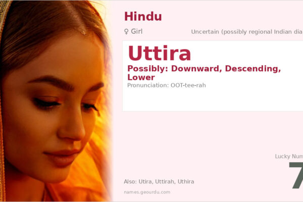 Uttira Name Meaning — Origin, Gender & Details (2025)