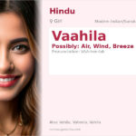 Vaahila Name Meaning and Details