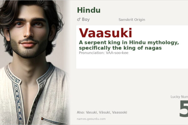 Vaasuki Name Meaning — Hindu Mythology, Origin & Details (2025)
