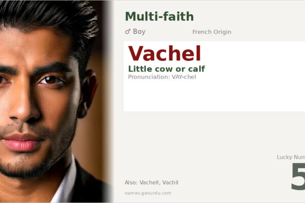 Vachel Name Meaning — French Origin, Boy Name & Details (2025)
