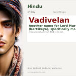 Vadivelan Name Meaning and Details