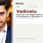 Vadivelu Name Meaning and Details