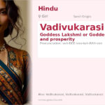 Vadivukarasi Name Meaning and Details