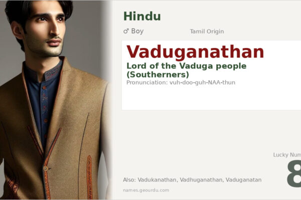 Vaduganathan Meaning — Tamil Origin, Boy Name & Details (2025)