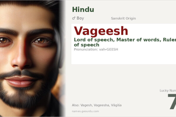 Vageesh Meaning — Sanskrit Origin, Boy Name & Details (2025)