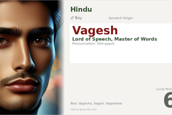 Vagesh Name Meaning — Sanskrit Origin, Hindu Boy Name & Details (2025)