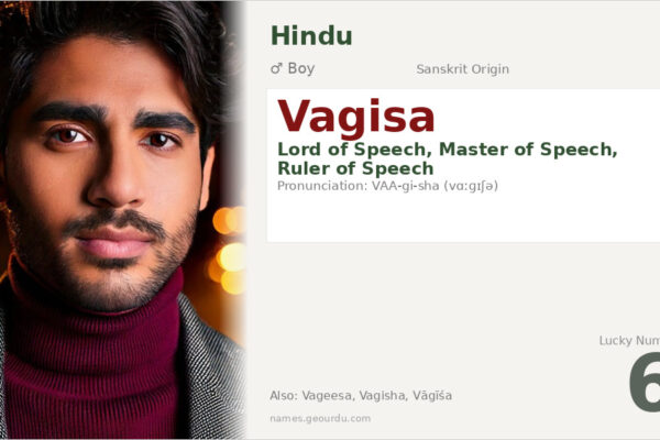Vagisa Name Meaning — Sanskrit Origin, Boy Name & Details (2025)