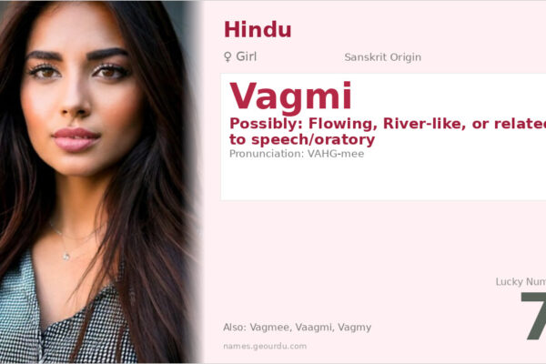 Vagmi Name Meaning — Origin, Gender & Details (2025)
