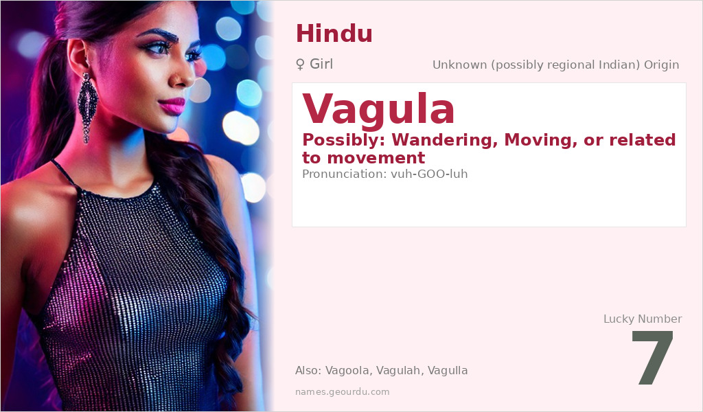 Vagula Name Meaning and Details