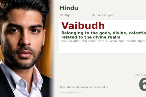 Vaibudh Name Meaning — Sanskrit Origin, Divine Significance & Details (2025)